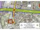 A Public Meeting Map displaying the Proposed Corridor Improvements near Apex High School, Laura Duncan Rd, and US 1 Interchange at 1700 Laura Duncan Rd, Apex, NC 27502