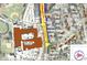 Development Plan of the land area around Apex High School and Laura Duncan Rd, showing roads and surrounding area at 1700 Laura Duncan Rd, Apex, NC 27502