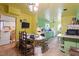 Eat-in kitchen featuring classic appliances, a ceiling fan, and a breakfast nook, creating a cozy atmosphere at 204 Heck St, Raleigh, NC 27601