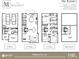 Detailed floorplan showcasing the layout of a 3-4 bedroom and 3.5 bath end unit at 208 Byrum St # 5, Cary, NC 27511