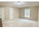 Neutral bedroom with carpet, white trim, and natural light from the window is ready for your personal touches at 210 Shillings Chase Dr, Cary, NC 27518