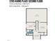 Second floor plan showing bedrooms, bathroom, attic and sitting room at 2205 Karns Pl, Raleigh, NC 27614