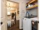 Mud room and laundry area located right off the kitchen at 235 Stephenson Rd, Benson, NC 27504
