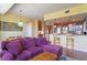 Inviting open layout living space with breakfast bar, kitchen and ample seating at 2410 Environ Way, Chapel Hill, NC 27517