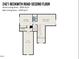 Second floor plan displays bedrooms, Gathering room, attic and utility space in this well-designed home at 2421 Beckwith Rd, Apex, NC 27523
