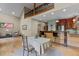 Open concept living area with high ceilings, loft space, and natural light perfect for entertaining at 260 Woody Ln, Oxford, NC 27565
