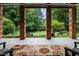 Scenic view from the patio, showcasing a well-manicured garden and lush greenery at 260 Woody Ln, Oxford, NC 27565