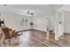 Spacious living room with hardwood floors, ample natural light, and a cozy, inviting atmosphere at 3040 Varcroft Rd, Knightdale, NC 27545