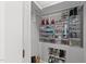 Organized closet featuring shelving for shoes and folded clothes at 308 Thomas Dr, Clayton, NC 27520