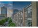 View of city skyline from upper floor, framed by modern architecture at 319 Fayetteville St, Raleigh, NC 27601