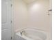 Cozy bathroom featuring white tub and shower hardware at 3623 Landshire View Ln, Raleigh, NC 27616