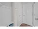 Practical entryway featuring a coat rack, bench, and ample storage space at 3936 White Kestreg Dr Dr, Raleigh, NC 27616