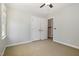 Neutral-toned bedroom with carpet flooring and a closet at 4117 Stansted Dr, Fuquay Varina, NC 27526