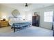 Spacious bedroom with plush carpeting and comfortable furnishings at 50 Waterford Dr, Angier, NC 27501