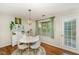 Bright dining area featuring modern decor and plenty of natural light at 503 Gooseneck Drive # B4, Cary, NC 27513
