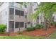 Exterior view of building featuring covered balconies with outdoor living at 600 Audubon Lake Dr # 6B13, Durham, NC 27713