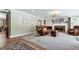 Comfortable living room with fireplace and hardwood floors at 7204 Bellweather N Ct, Raleigh, NC 27615