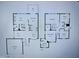 Detailed floor plan showcasing the layout of a two-story house, including room dimensions and garage space at 802 Wakehurst Dr, Cary, NC 27519
