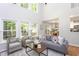 Spacious living room that features an abundance of natural light at 802 Wakehurst Dr, Cary, NC 27519