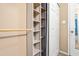 Walk-in closet featuring many shelves at 919 Lexington Ct, Cary, NC 27511