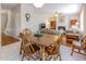 Cozy dining area seamlessly connected to the living room, perfect for relaxed Gathering gatherings at 100 Full Moon Ct, Garner, NC 27529