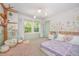 Charming room with floral wallpaper, whimsical decor, and a comfortable seating area at 1009 Travern Dr, Raleigh, NC 27603