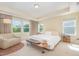 Bright bedroom with natural light, neutral color palette, and comfortable seating area at 1009 Travern Dr, Raleigh, NC 27603