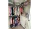 Closet with clothes rack and storage shelving at 1009 Travern Dr, Raleigh, NC 27603