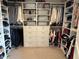 Spacious walk-in closet with custom shelving and drawers at 1009 Travern Dr, Raleigh, NC 27603