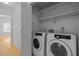 Convenient laundry area equipped with modern washer and dryer units, perfect for easy chores at 1040 Mills St, Raleigh, NC 27608