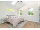 Bright bedroom with lots of light with skylight and hard wood floors at 1124 Upchurch St, Raleigh, NC 27610