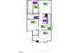 Second floor plan showcasing primary bedroom with ensuite bathroom and additional bedrooms at 120 Malbec Dr, Chapel Hill, NC 27516