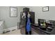 Kitchen with black appliances and accessories at 1314 Glendale Ave, Durham, NC 27701