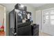 Kitchen featuring black appliances and ample counter space at 1314 Glendale Ave, Durham, NC 27701