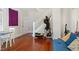 Inviting living room showcasing hardwood floors, a staircase, and natural light at 1314 Glendale Ave, Durham, NC 27701