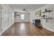 Inviting living room with hardwood floors, fireplace and open layout at 1429 Hudson Ave, Durham, NC 27705