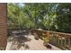 Inviting back deck area featuring outdoor seating, perfect for relaxation and entertaining at 156 Yorkchester Way, Raleigh, NC 27615