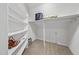 Well-organized closet with built-in shelves and hanging space for optimal storage solutions at 156 Yorkchester Way, Raleigh, NC 27615