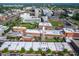 Aerial view of downtown Durham, NC, with buildings, a baseball stadium, and industrial structures at 1908 Woodsdale Dr, Durham, NC 27703