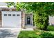 Charming front entrance featuring stone accents and a welcoming black front door at 1908 Woodsdale Dr, Durham, NC 27703