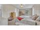 Bedroom filled with natural light, a queen bed, and ample storage at 196 Marlin Ln, Smithfield, NC 27577
