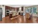 Well-appointed kitchen with stainless steel appliances, granite countertops, and a center island with bar seating at 205 Forbes Rd, Wake Forest, NC 27587