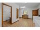 Utility space offering a sink, laundry hook-ups and separate toilet room at 2600 Snow Hill Rd, Durham, NC 27712