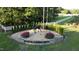 Black Horse Run community entrance sign features a stone base, decorative horse statue and flower beds at 309 Appaloosa Trl, Bahama, NC 27503