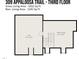Floor plan of the third floor featuring an attic and Gathering room at 309 Appaloosa Trl, Bahama, NC 27503