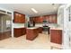 Spacious kitchen features stainless steel appliances, ample cabinet space, and a center island at 3339 Archdale Dr, Raleigh, NC 27614