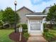 Mailbox station with multiple slots is conveniently located with visitor parking in this well-kept community at 3339 Archdale Dr, Raleigh, NC 27614