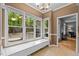 Cozy breakfast nook with a window bench, perfect for enjoying a meal with a view at 3401 Scotch Dr, Raleigh, NC 27616