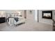 Inviting main bedroom boasts a fireplace and calming decor at 4812 Cornoustie Ct, Holly Springs, NC 27540