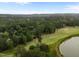 Scenic aerial view of the community featuring a golf course and lush greenery at 541 The Preserve Trl, Chapel Hill, NC 27517